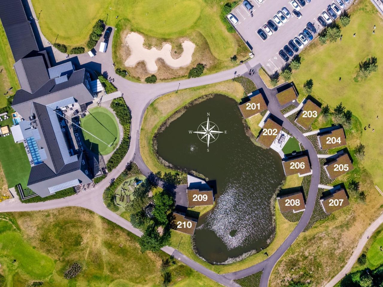 Halmstad Golfarena Hotell & Laegenheter Strandlida ภายนอก รูปภาพ